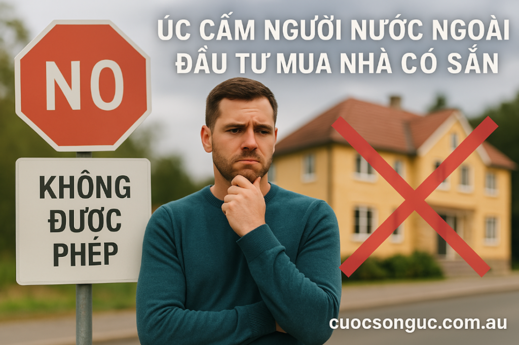Úc Cấm Nhà Đầu Tư Nước Ngoài Mua Nhà Cũ