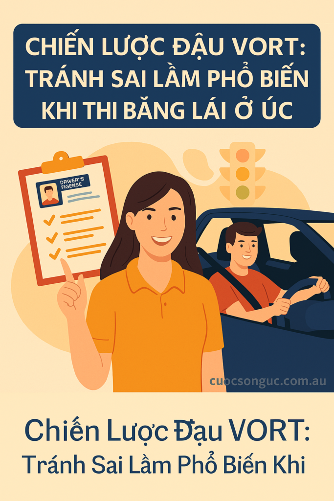 Tránh Sai Lầm Phổ Biến Khi Thi Bằng Lái Ở Úc