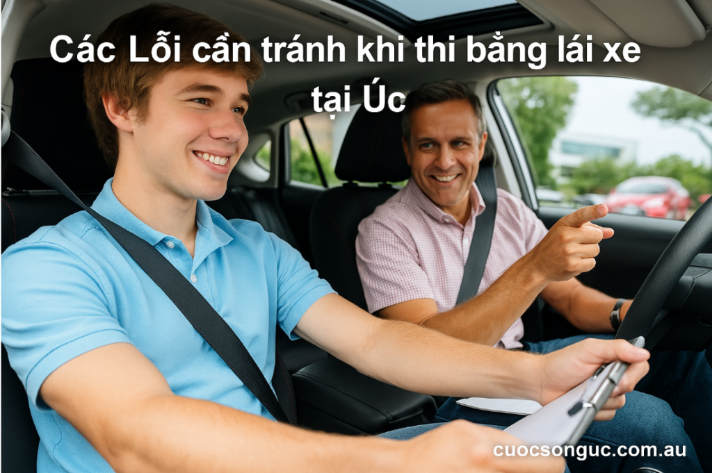 Tránh Sai Lầm Phổ Biến Khi Thi Bằng Lái Ở Úc